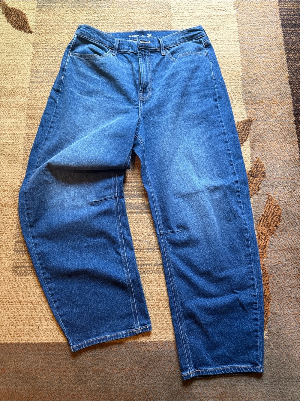 High Rise Wow Barrel Leg Jeans